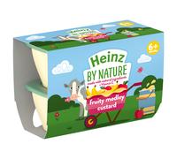 Heinz Fruit Medley Custard 6+ Months 4x100g