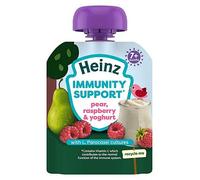 Heinz Baby Food Pear, Raspberry & Yoghurt Immunity Support Pouch 85g
