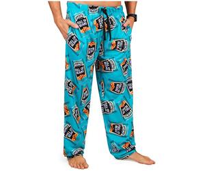 HEINZ Mens Pyjama Bottoms PJs Loungewear Nightwear Teens Baked Beans Trousers Lounge Pants with Pockets Funny Gifts for Men (L, Teal)
