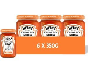 Heinz Nduja Pasta Sauce 6 x 350g