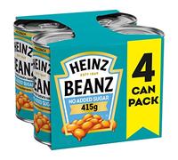Heinz No Added Sugar Beanz in a Rich Tomato Sauce, 415 g (Pack of 4)