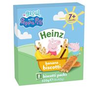Heinz Peppa Pig Banana Biscotti 7+ Months 8 x 40g