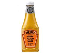 Heinz Salsa Curry Container Handle 880 ml Fruity Touch for Salad and Chicken