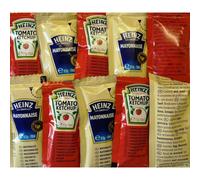 Heinz Selection ~ 12 x 11g Ketchup & 12 x 9.5g Mayonnaise (24