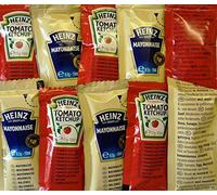 Heinz Selection ~ 12 x 11g Ketchup & 12 x 9.5g Mayonnaise (24 sachets)