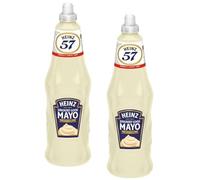 HEINZ Seriously Good Mayo, 1 Lt, Chef's Grip Squeezy Bottle, Flip-Top Cap, Burger BBQ Sauce Fast Food Condiments (2 PACK)