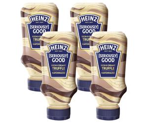Heinz Seriously Good Truffle Mayo Mayonnaise 220 ml Pack of 4