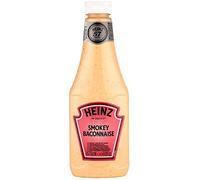 Heinz Smokey Baconnaise Sauce 875ml, Smokey Bacon Flavoured Mayo, Pack of 6