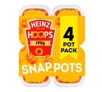Heinz Spaghetti Hoops Snap Pots 4x190g