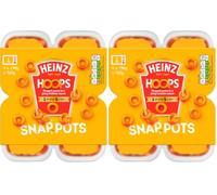 Heinz Spaghetti Hoops Snap Pots 4x190g (Pack of 2)