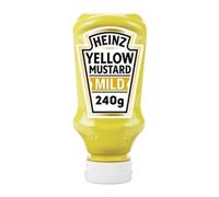 Heinz Mild Yellow Mustard 240g (Pack of 8)
