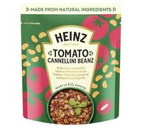 HEINZ Tomato Cannellini Beans with Onion and Garlic - Meal for One, Made From Natural Ingredients, Source of Protein (Pack of 6)
