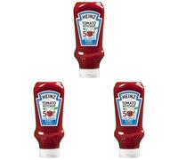 Heinz Tomato Ketchup 50 less sugar and salt 800 ml Pack of 3