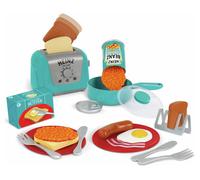 Casdon Heinz All-Day Breakfast Cook Set | 20-Piece Breakfast Play Set For Children Aged 2+ | Includes Official Licensed Heinz Toy Toaster And Squeezy Tomato Ketchup