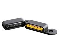 HeinzBikes Led Front Turn Signal BLACK, TOURING MODELS