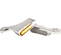 HeinzBikes Led Front Turn Signal, Chrome SIGNAL+PL,TOUR.96-08 CHRO