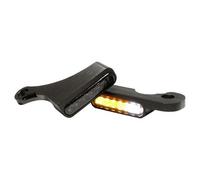 HeinzBikes LED front turn signal/position light LEATHER BELT BLACK