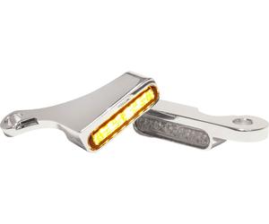 HeinzBikes Led Front Turn Signal SIGNAL, FXST 15-17 CHROME