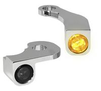 HeinzBikes Nano Led Under-Bar Turn Sig. SOFTAIL 2018-20, CHROME