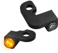 HeinzBikes Nano Led Under-Bar Turn Sig. SOFTAIL 90-14, BLACK
