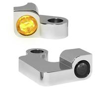 HeinzBikes Nano Led Under-Bar Turn Sig. SPORTSTER 2004-13, CHROME