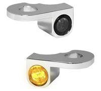 HeinzBikes Nano Led Under-Bar Turn Sig. TOURING HYDR., CHROME