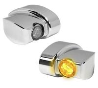 HeinzBikes Nano Winglets Led Turn Signal LED TURN SIGNAL, CHROME