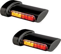 HeinzBikes Winglets LED turn signal/brake/tail TURN SIGNAL,REAR BLACK