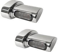 HeinzBikes Winglets Micro Led Turn LED TURN SIGNAL, CHROME