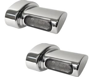 HeinzBikes Winglets Micro Led Turn LED TURN SIGNAL, CHROME