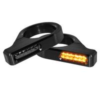 HeinzBikes Zc-Line Fork Turn Signal CLASSIC, 47-49 MM, BLACK