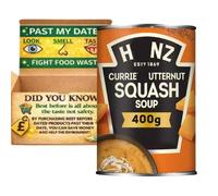 Heinznz Curried Butternut Squash Soup 400g BEST BEFORE 2026-01-28 Smooth Spiced Vegetable Soup (12x400g PACK)