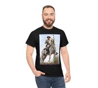 HEIOHL The Lone Ranger and Sliver Men's Short Sleeve Tee BlackX-Large