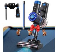 HEIOOM Electric Billiard Table Cloth Cleaner with LED Lighting Cordless Vacuum Cleaners for Home Wall Mounted Storage 250W, Adjustable 3 Gear Speed for Snooker Table, Billiard Halls