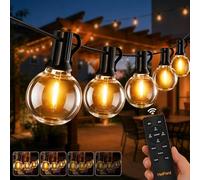 HeiPard Festoon Light Outdoor, 20M String Lights Mains Powered