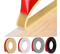 HeiPen U-Shape Furniture Edge Banding, 5m*22mm TPE Self Adhesive Rubber Edge Trim, Flexible Edge Protector for Wood Veneer Cabinet Repair Furniture Restoration (Camel, 5m*22mm)