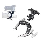 HEIPI C100 Super Clamp & Mini Ball Head & Panning Base, Max Clamping 3.93"