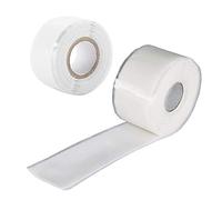 Heiqlay Self Fusing Silicone Tape - Leak Repair Tape for Plumbing Emergencies, Stops Leaks in Pipes & Hoses (2pcs, 0.5mm x 25mm x 1.5m, White)