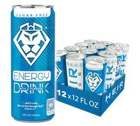 HEIR LION | The First Christian Energy Drink Sugar-Free Energy Drink - 12 Pack, 12oz Cans - Zero Sugar, Low-Carb & Clean Energy - Caffeine for Focus, Endurance & Workout - Prime Energy Alternative