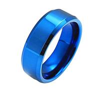 Heiress Ring steelExquisiteappointmentwomen 24 Sparkly Rings (Blue, 12)