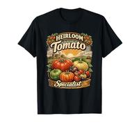 Heirloom Tomato Specialist Vintage Style Gardener T-Shirt