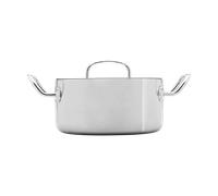 Heirol Heirol Steely Classic Triply pot with lid 3 liters Stainless steel