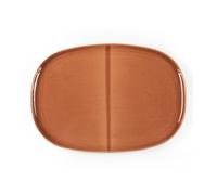 Heirol Heirol x Nosse Svelte plate oval 30 cm Terracotta