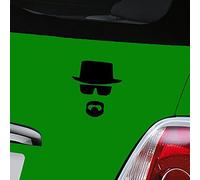 Heisenberg Black Car Decal Breaking Bad Walter Vinyl Window Sticker - ONLY ONE P&P charge per 'AERIALBALLS' order! Save money by buying 2 or more of our many designs.