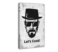 Heisenberg Lets Cook Canvas Poster Bedroom Decor Sports Landscape Office Room Decor Gift Frame-style 24x36inch(60x90cm)