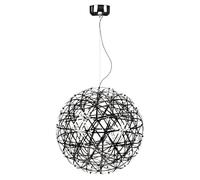 heiska spiral ceiling pendant light in satin nickel
