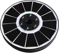 HEISSNER Solar Fountain ø 16 cm with LED - 120 - 220 l/h