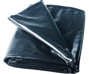 HEISSNER Tarpaulin 6 x 1 m / 6 m² - Black - Thickness 0.5 mm