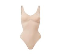Heist Shapewear - Contour - The Thong Body - Seamless, Firm Control Shaping Thong Body (Almond, 8-10)