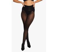 Heist Women's The Eighty Contour Opaque Shaping Tight in Black | Size: 4-6 Heist Black 4-6